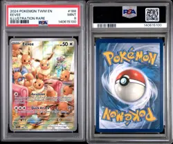 Pokemon TCG Eevee 188/167 Twilight Masquerade PSA 9 - Image 3