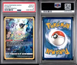 2023 POKEMON SWORD & SHIELD CROWN ZENITH #GG10 FULL ART/MEW PSA 8 - Image 3