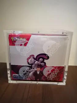 Pokemon Destined Rivals Booster Box - With Acrylic Case. - Image 1