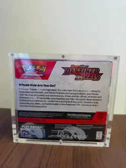 Pokemon Destined Rivals Booster Box - With Acrylic Case. - Image 3