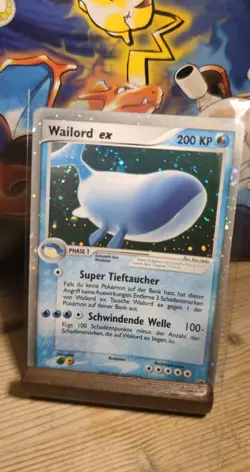 Wailord EX 100/100 Ex Sandstorm Holo Rare Pokemon Karten Deutsch 🇩🇪 Exc ✨ NM - Image 1