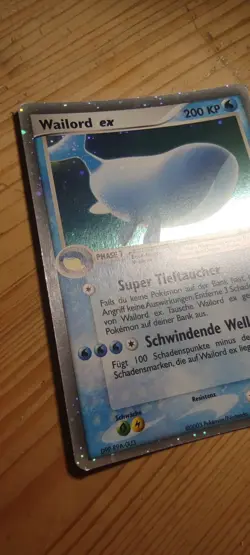 Wailord EX 100/100 Ex Sandstorm Holo Rare Pokemon Karten Deutsch 🇩🇪 Exc ✨ NM - Image 3