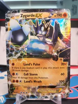 Pokemon TCG Zygarde-EX Shiny Kalos Tins XY151 Holo Holo Rare EX - Image 1