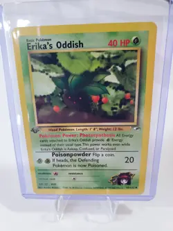 Erika's Oddish - 1st Edition - 47/132 Gym Heroes - Pokemon TCG - 2000 LP - Image 3