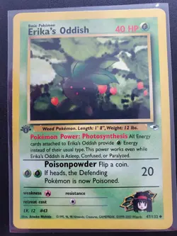Erika's Oddish - 1st Edition - 47/132 Gym Heroes - Pokemon TCG - 2000 LP - Image 4