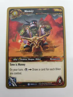 WoW TCG World of Warcraft 2011 Showdown: Goblins of Anarchy - Money Promo NM - Image 1