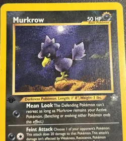 Murkrow 1st Edition 23/111 Neo Genesis Card MP - Image 4