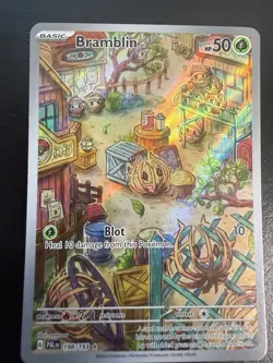 Pokemon TCG Bramblin Holo Card Paldea Evolved 198/193 NM Condition - Image 1