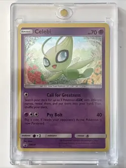 Pokemon TCG Celebi SM224 Cosmos Holo Sun & Moon Promo Card - Image 1