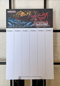 Yu-Gi-Oh! TCG Score Pad SDCC 2020 San Diego Comic Con Konami Egyptian God Cards - Image 2