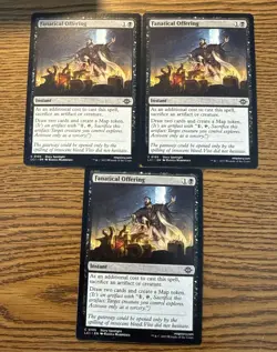 (X3) MTG Lost Caverns of Ixalan C Fanatical Offering MAGIC THE GATHERING NM - Image 1