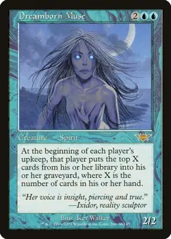 Magic the Gathering-Legions-Dreamborn Muse-#36-Rare-Spirit - Image 1