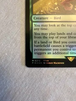 MTG Final Fantasy Traveling Chocobo #210 Foil Mythic Rare NM - Image 5