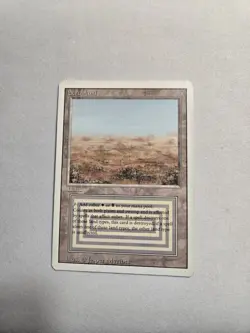 Scrubland Revised LP+front / LP- Back Magic The Gathering - Image 1