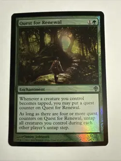 Quest for Renewal FOIL Uncommon Worldwake Mtg Magic The Gathering NM - Image 1