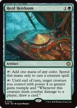 x4 Herd Heirloom TDM Tarkir Dragonstorm MTG 144 RARE M/NM 4x - Image 1