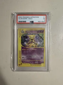 Pokemon Alakazam Expedition Holo Rare PSA 5 - Image 1