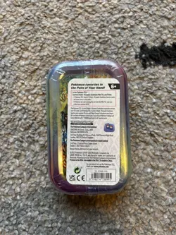 Pokemon Scarlet & Violet Prismatic Evolutions Mini Tin Espeon New Sealed💥 - Image 2