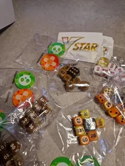 Joblot Mixed Damage Dice & Condition Counters - Pokemon TCG Vstar - Image 3