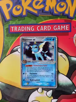 Vaporeon EX 110/113 EX Delta Species Holo Rare Pokemon Card - Image 1