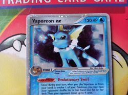 Vaporeon EX 110/113 EX Delta Species Holo Rare Pokemon Card - Image 3