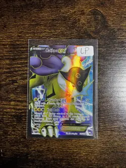 Pokemon Raikou EX Full Art Ultra Rare BW Dark Explorers 105/108 LP - Image 1