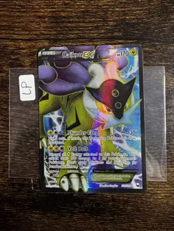 Pokemon Raikou EX Full Art Ultra Rare BW Dark Explorers 105/108 LP - Image 2