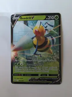 2022 Pokemon Beedrill V 001/189 Astral Radiance Holo - Image 1