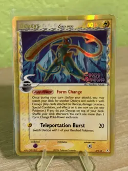 Deoxys 6/110 Pokemon TCG Holon Phantoms Holo Rare - STAMPED - MP/HP - Image 1
