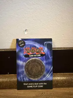 Yu-Gi-Oh! It's Time to Duel First Player Game Flip Coin TCG Official Collectible - Image 1