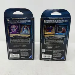 Disney Lorcana Rise of the Floodborn Starter Deck Set of 2 Brand New Sealed - Image 3