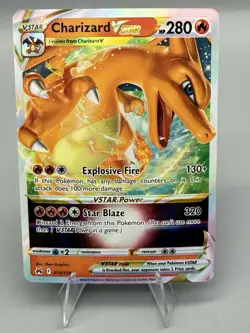 Pokemon TCG Charizard VSTAR Crown Zenith Holo Ultra Rare Card 019/159 - Image 1