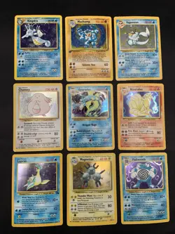 Vintage Rare Holo Pokemon Card Lot 1999/2000 - Base Set, Jungle, Fossil - MP/HP - Image 1
