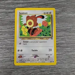 Pokemon Card 63/75 Sentret Neo Discovery Common Vintage (LP) 2000 - Image 1