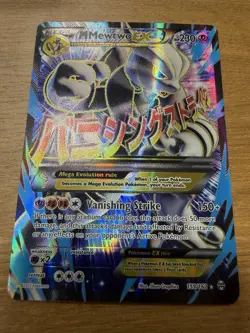 Mega Mewtwo EX - 159/162 Pokemon Breakthrough XY Full Art Ultra Rare Card LP/MP - Image 1