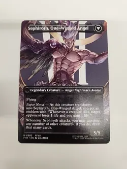 Magic the Gathering Final Fantasy - Sephiroth, Fabled SOLDIER Borderless #0382 - Image 2