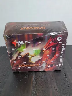 Magic: The Gathering Dominaria Remastered Collector Booster Box Sealed English 195166200682 - Image 1