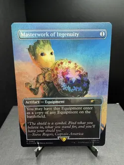 MTG Secret Lair Drop Captain America Masterwork of Ingenuity Borderless Foil NM - Image 1