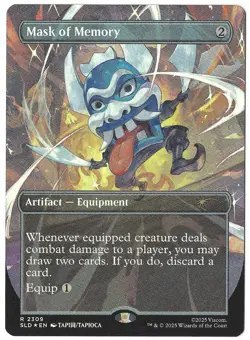 Mask of Memory (Rainbow Foil) (2309) Secret Lair Drop SLD Avatar MTG Foil - Image 1