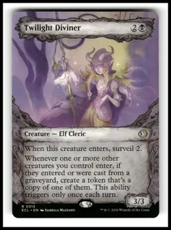 Twilight Diviner (Showcase) R Lorwyn Eclipsed 315 NM - Image 1