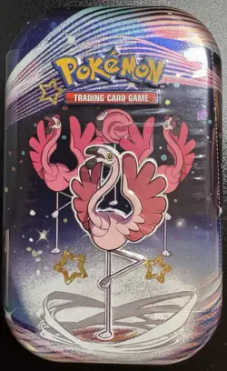 Pokemon Paldean Fates Mini Tin - Flamingo Sealed - Image 1