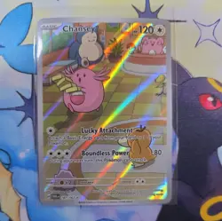 Chansey 187/167 - Pokemon Twilight Masquerade Illustration Rare - NM Near Mint - Image 1
