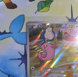 Chansey 187/167 - Pokemon Twilight Masquerade Illustration Rare - NM Near Mint - Image 2