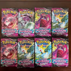 Fusion Strike Booster Pack - 8x NEW English Factory Sealed Pokemon 2021 - Image 1