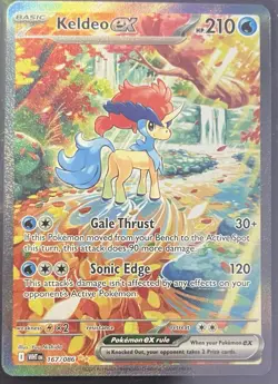 Keldeo ex 167/086 - White Flare Pokemon Special Illustration Rare English NM - Image 1