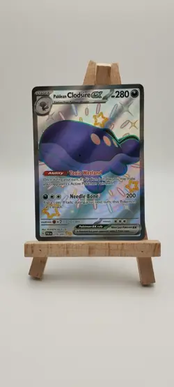 Pokemon TCG Paldean Clodsire ex 219/091 Scarlet & Violet Paldean Fates Holo R - Image 1
