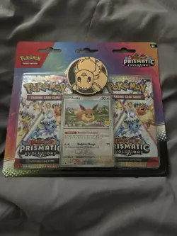 Pokemon TCG SV8.5 Prismatic Evolutions 2-Pack Blister Eevee Pokemon Day Sealed - Image 1