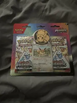 Pokemon TCG SV8.5 Prismatic Evolutions 2-Pack Blister Eevee Pokemon Day Sealed - Image 3