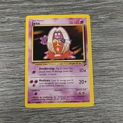 Jynx 45/130 Uncommon Base Set 2 WOTC Pokemon TCG - Image 1