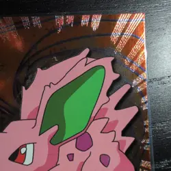Nidoran #32 Foil Holo Card - Pokemon Topps TV Animation Black Logo MP - Image 2